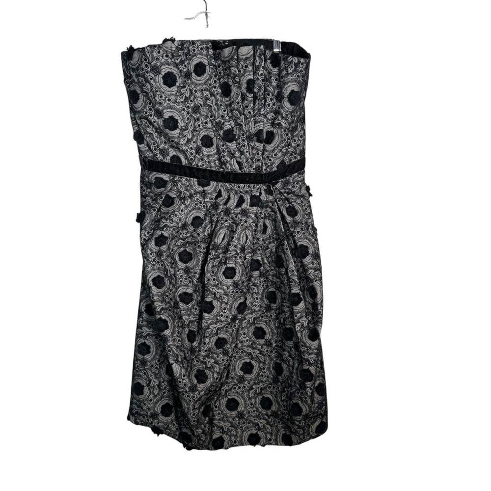 Marc By Marc Jacobs Runway Collection Black Lace Strapless Cocktail Dress Sz 12 - Picture 2 of 5